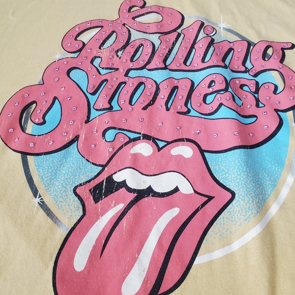 Rolling Stones Rhinestone Top - Picture 2 of 6